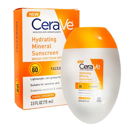 CeraVe Hydrating Mineral Sunscreen SPF 50 BEAUTYiNPK