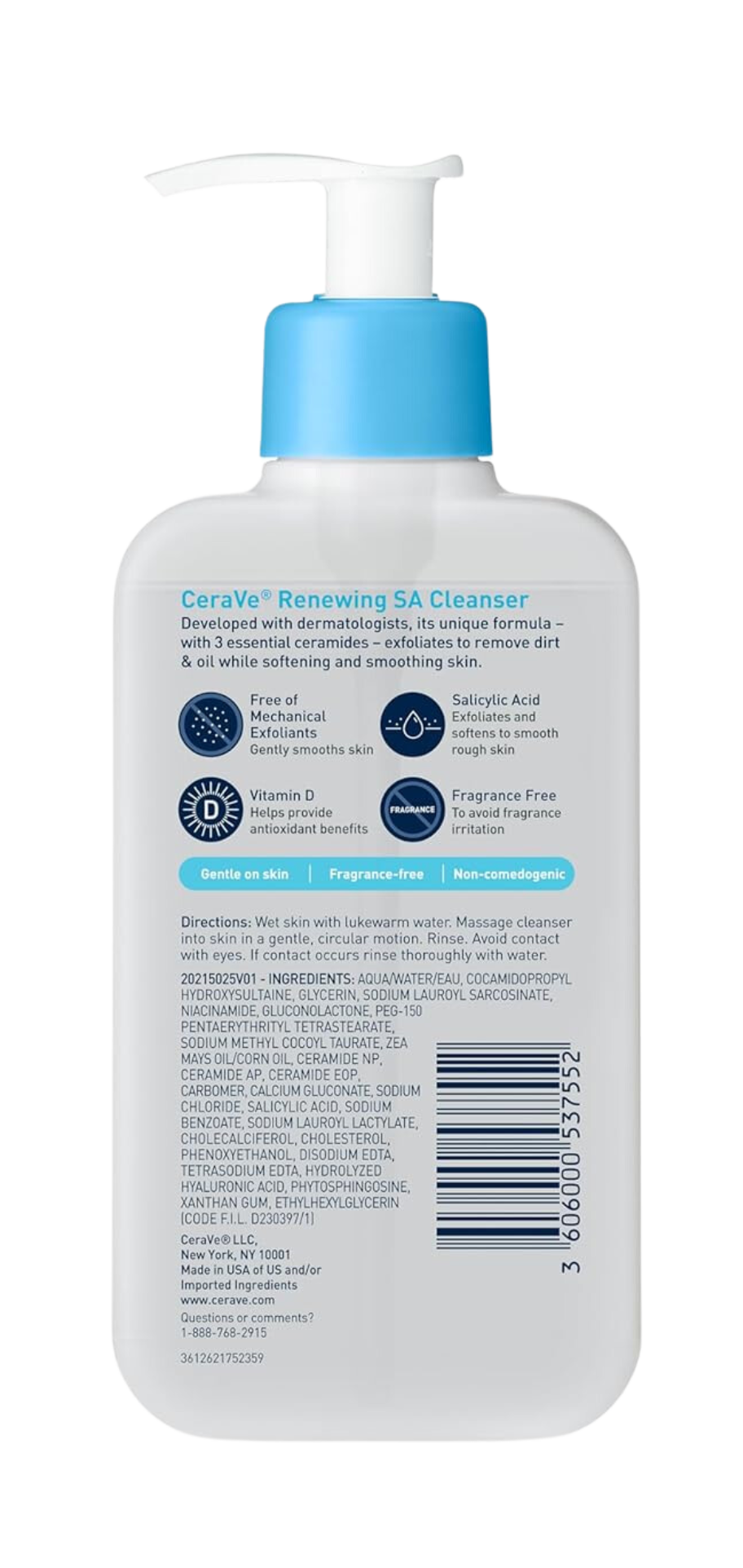 CERAVE SA RENEWING CLEANSER FOR NOMARL SKIN- 237ML My Store