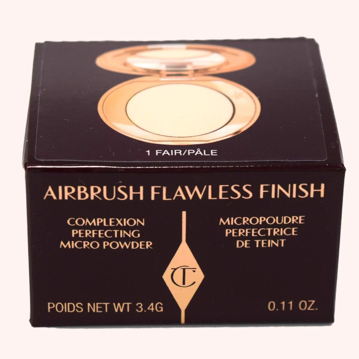 Charlotte Tilbury Mini Airbrush Flawless Finish Setting Powder- TRAVEL SIZE 4g BEAUTYiNPK