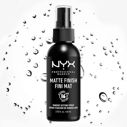 Nyx Matte Finish Setting Spray - 60ml 
Full Size BEAUTYiNPK