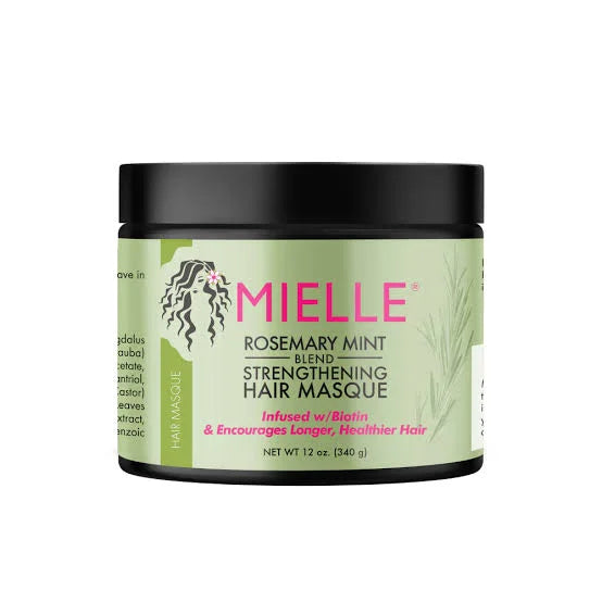 Mielle Rosemary Mint Strengthening Hair Masque (340gm) BEAUTYiNPK