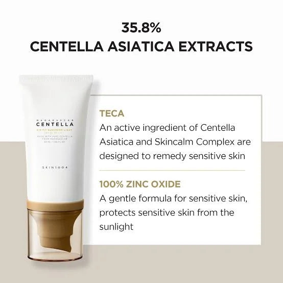 Centella SKIN1004 Madagascar Air-Fit Sunscreen Light SPF30 BEAUTYiNPK