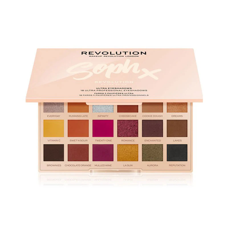 Revolution Soph X Eyeshadows PALLETE BEAUTYiNPK