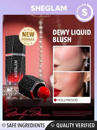 SHEGLAM Color Bloom Dewy Liquid Blush-Hollywood Liquid Blush BEAUTYiNPK