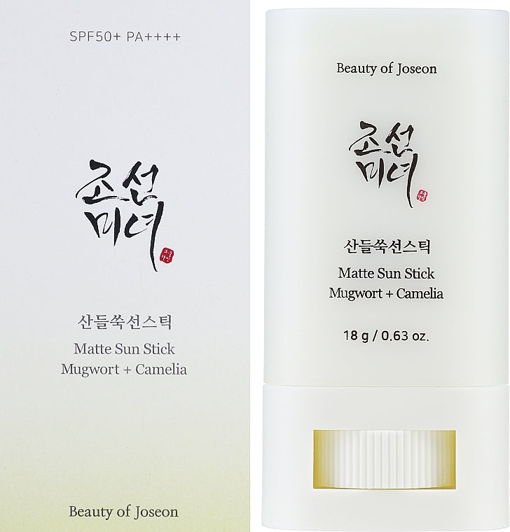 BEAUTY OF JOSEON Matte Sun Stick : Mugwort+Camelia (SPF 50+ PA++++) BEAUTYiNPK