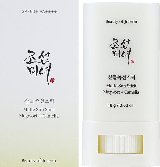 BEAUTY OF JOSEON Matte Sun Stick : Mugwort+Camelia (SPF 50+ PA++++) BEAUTYiNPK